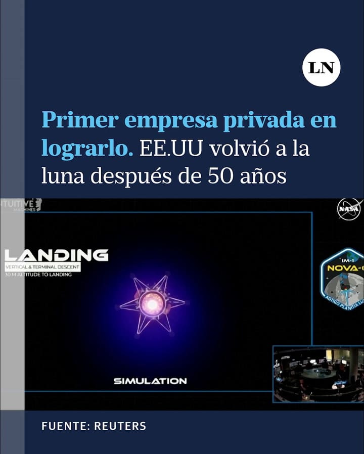 “¡Estamos en la Luna!”: Estados Unidos volvió al satélite terrestre más de medio siglo después del programa Apolo