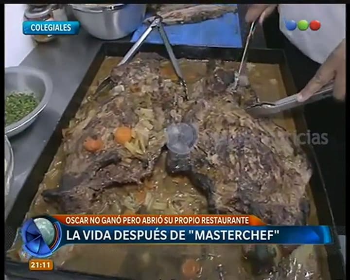 Años atrás cuando Coto abrió su propio restaurante. Fuente: Youtube