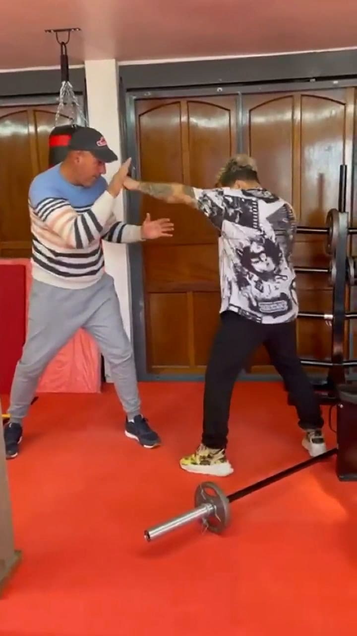 Así se prepara Yao Cabrera para enfrentar a Chino Maidana