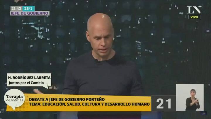 Larreta a Lammens: 'Estás comparando peras con manzanas'