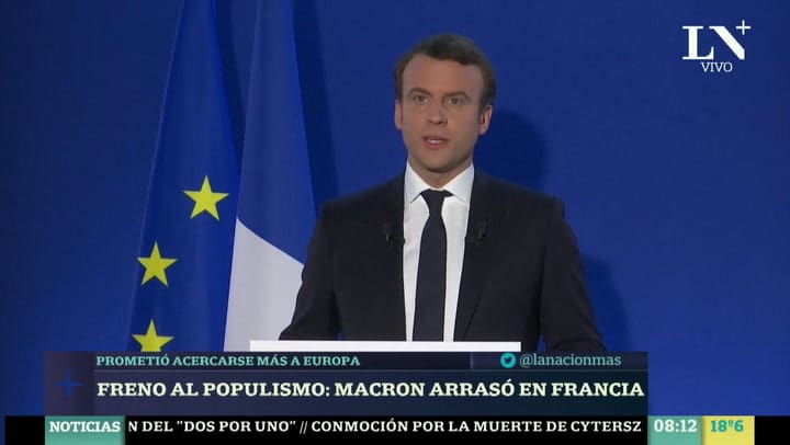 Freno al populismo: Macron arrasó en Francia - Luisa Corradini en Más despiertos