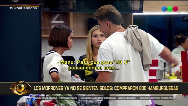 La Maciel cocinó albóndigas en Gran Hermano