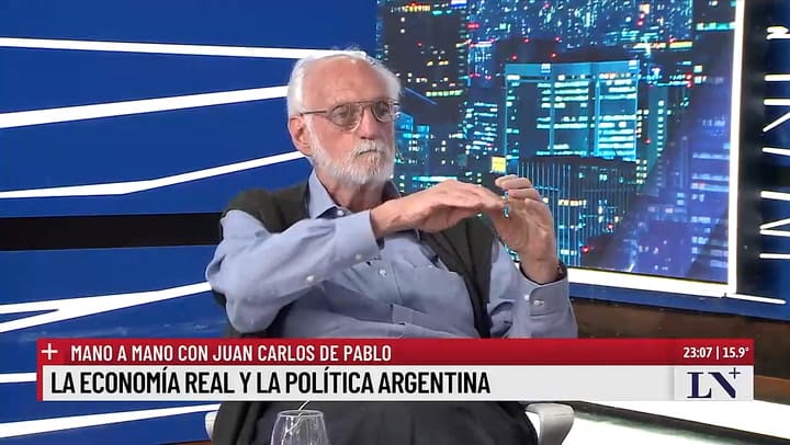 Juan Carlos De Pablo cuestiono las ultimas medidas sobre la importacion de productos: "No me gusta nada"