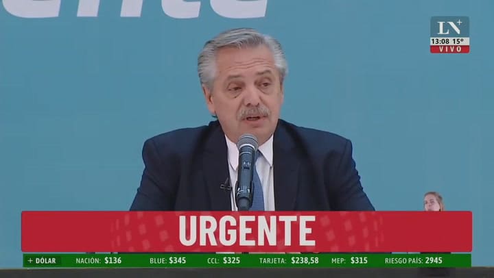 En medio de la crisis, habló Alberto Fernández: 'Le voy a poner el pecho a los desafíos'