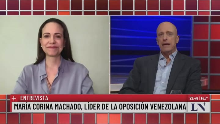 Entrevista completa: María Corina Machado con Carlos Pagni