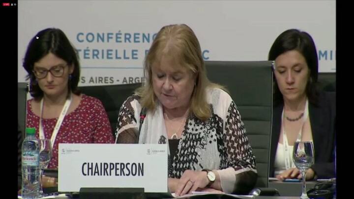 Malcorra encabezó la clausura de la XI Conferencia Ministerial de la OMC