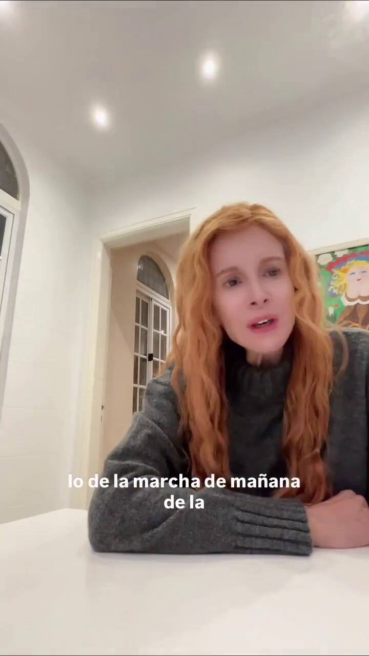 Nacha Guevara, a favor de la marcha