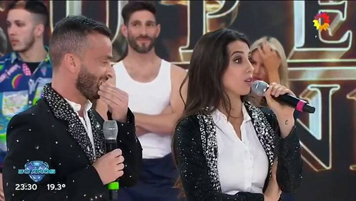 Cinthia Fernandez puso en duda la amistad de Martín Baclini con El Pollo Álvarez. Fuente: El Trece