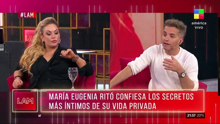 Reapareció María Eugenia Rito y reveló lo mal que la pasó: “Estuve muerta”