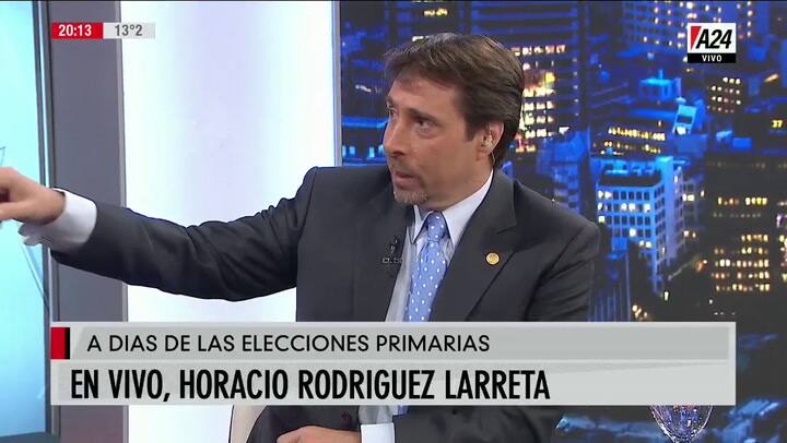 La reacción de Larreta al enterarse en vivo de las pintadas en el Cabildo - Fuente: C5N
