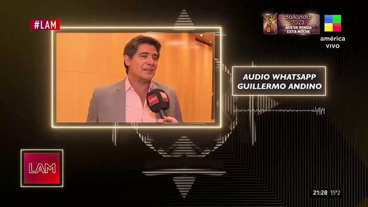 Guillermo Andino le respondió a Karin Cohen
