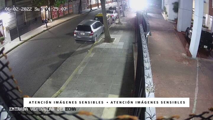 Homicidio en Balvanera: el atroz momento en que el agresor apuñala víctima