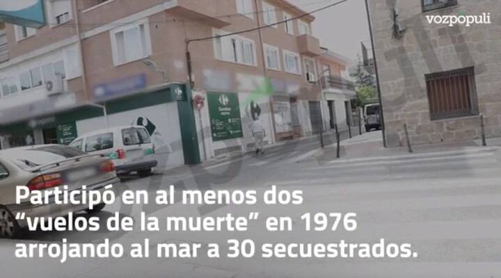 Se filtraron imágenes de Adolfo Scilingo, excapitán de los vuelos de la muerte, en la calle - Fuente