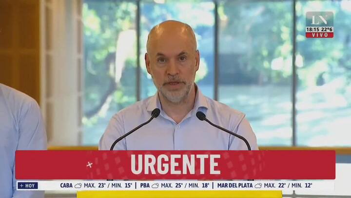 Larreta, sobre sobre los incidentes en el congreso: 'Nuestro límite es la violencia'