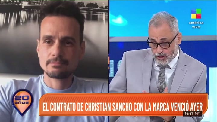 El descargo de Christian Sancho tras la polémica por la desvinculación de una marca de ropa interior
