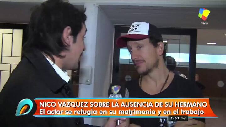 Nicolás Vázquez y su terapia para sobrellevar el dolor