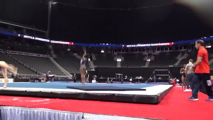 El movimiento con el Simone Biles hizo historia en la gimnasia - Fuente: @USAGym