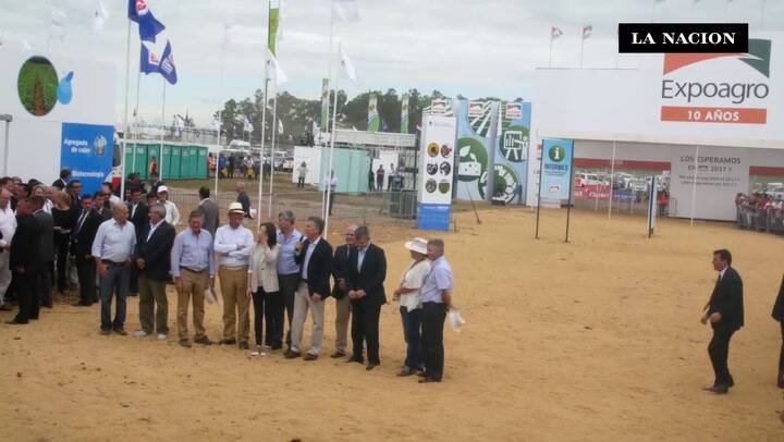 Macri en Expoagro: 'Hay muchas cosas por hacer y pido paciencia'