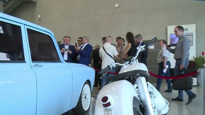 Conozca el nuevo Kalashnikov ruso: un auto eléctrico - Fuente: AFP