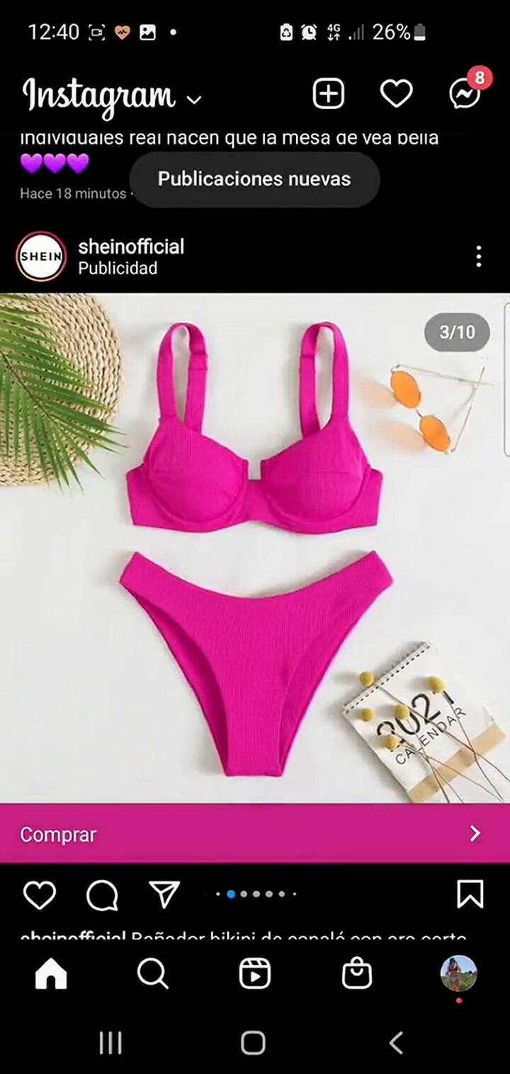 Una joven compartió la extraña prenda que se encontró entre las sugerencias de Shein