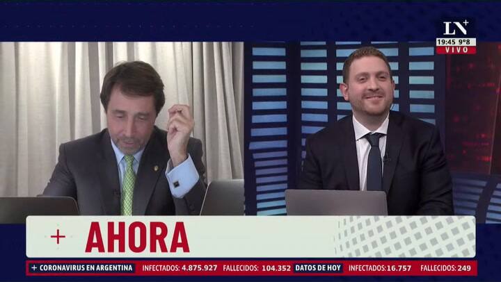 Eduardo Feinmann mostró el resultado de su PCR al aire