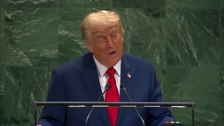 Trump destacó la utilización del “poder supremo” de su país para destruir narcotraficantes y terroristas, dentro de los cuales hizo hincapié en los criminales del Tren de Aragua y Nicolás Maduro