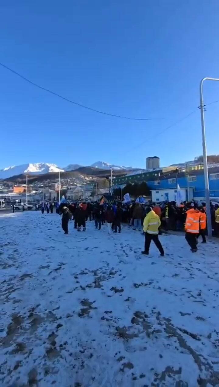 Paro general en Ushuaia
