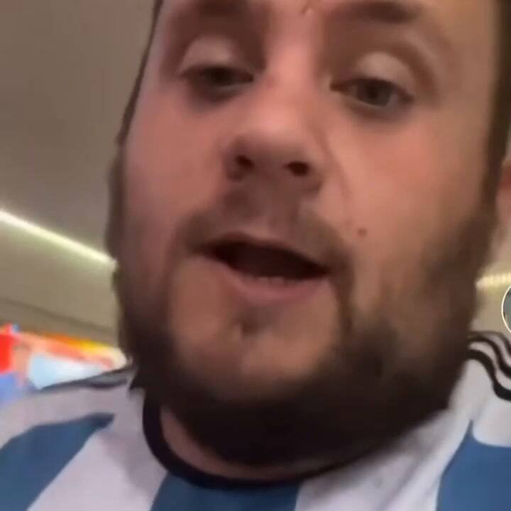 La respuesta del hombre tras el accidente