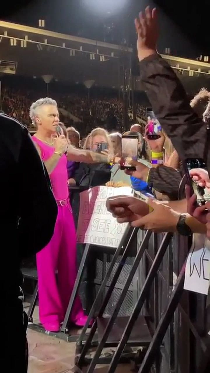 El mensaje de Robbie Williams a una fanática argentina