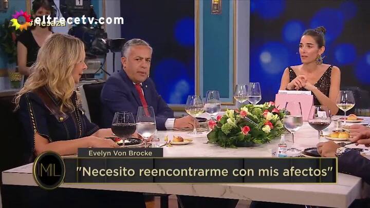 Evelyn von Brocke reveló en La noche de Mirtha por qué renunció a Intrusos