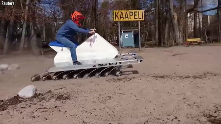 Quad eléctrico hecho con 3D