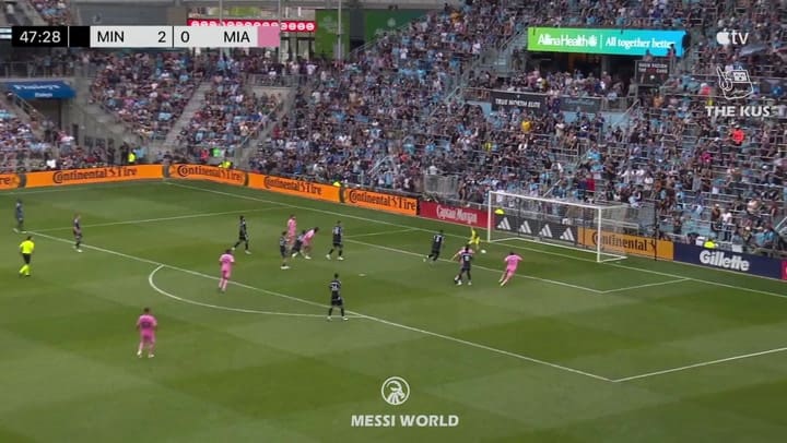 El gol de Lionel Messi contra Minnesota