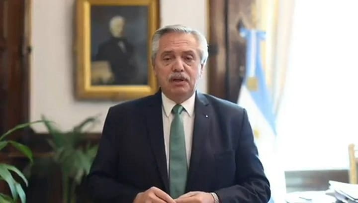 El mensaje de Alberto Fernández