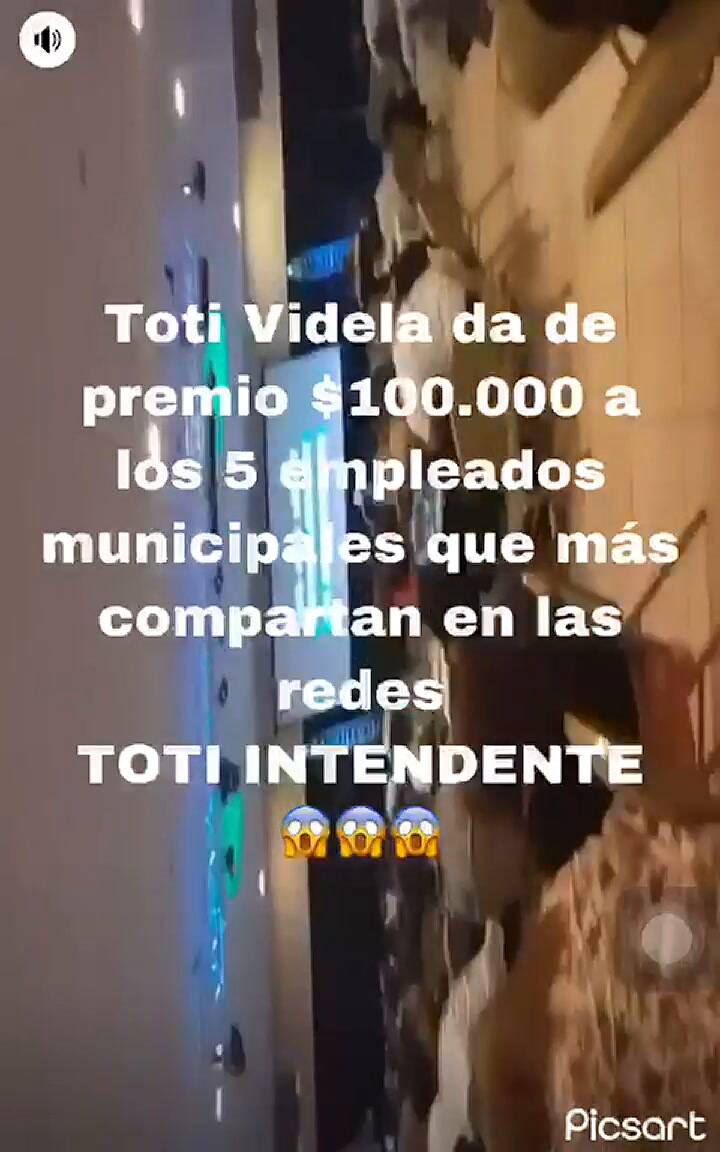 Un intendente ofrece plata a cambio de posteos de su campañ