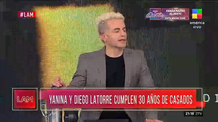 Asi fue el reencuentro entre Flor Vigna y Luciano Castro