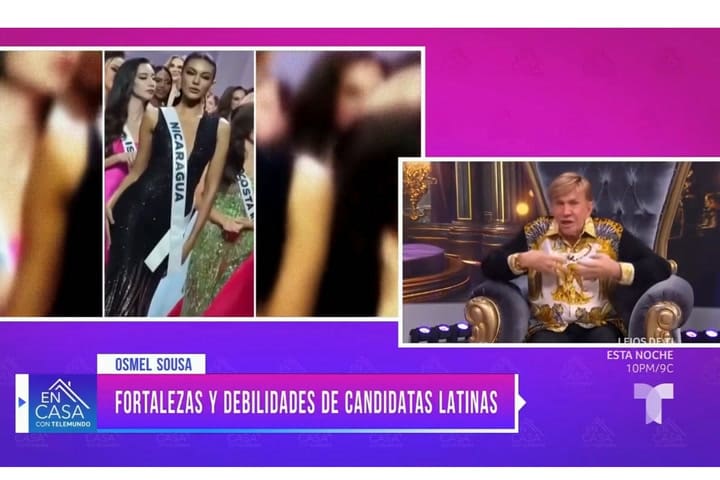 Osmil Souza reveals his favorite candidates to win the Miss Universe title