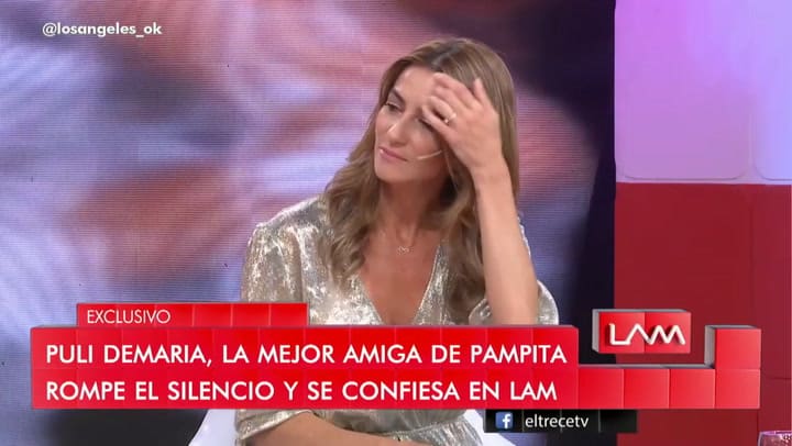 Puli, la mejor amiga de Pampita, rompió el silencio y se confesó - Gentileza: eltrece