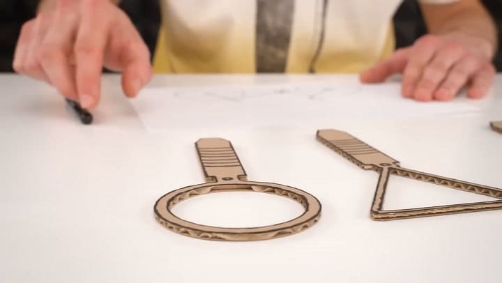 El inventor ucraniano creó una bicicleta con ruedas triangulares