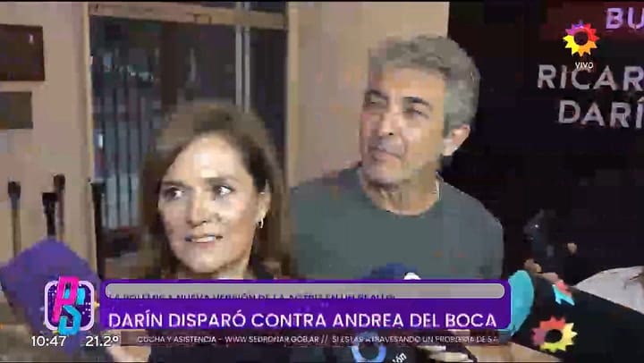 Ricardo Darín opinó sobre el ingreso de Andrea del Boca a Gran Hermano