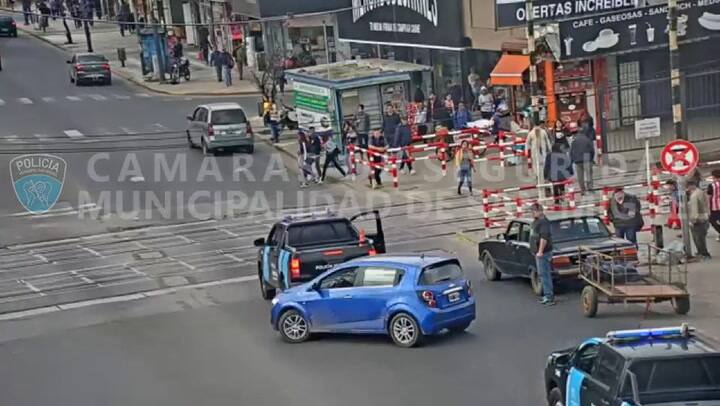 Imágenes de la persecución policial