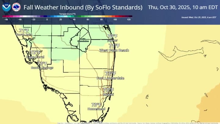 Nuevo frente frío llega a Florida: ¿cuánto bajará la temperatura