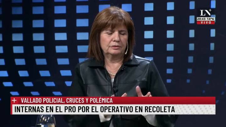 Entrevista de Patricia Bullrich en LN+