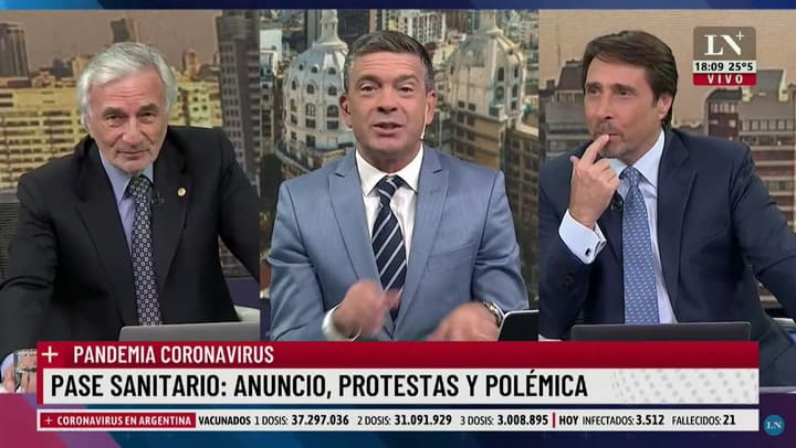 Feinmann, duro con Kicillof por su presencia en un recital: '¿Y usted va a exigir el pase sanitario?