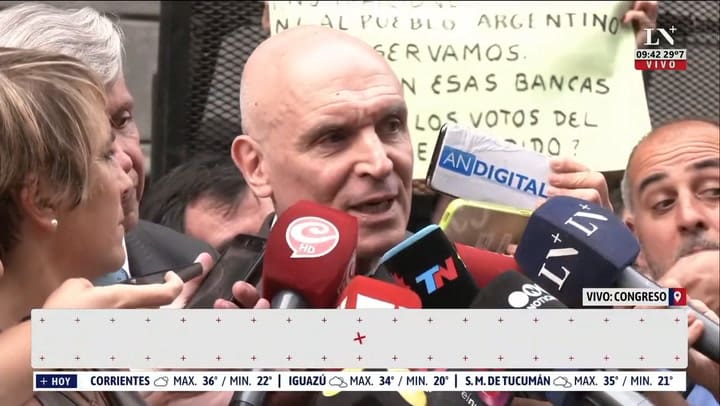 José Luis Espert: "Lo más probable es que la Ley sea aprobada"; Ley Ómnibus, día clave en diputados