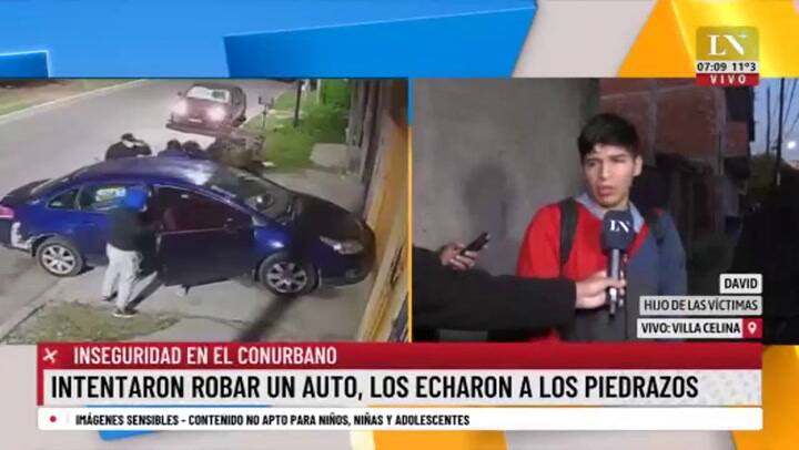 Villa Celina: el hijo de las víctimas que se defendieron a piedrazos de ladrones