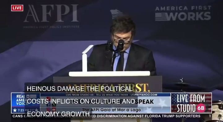 Discurso de Javier Milei en Estados Unidos