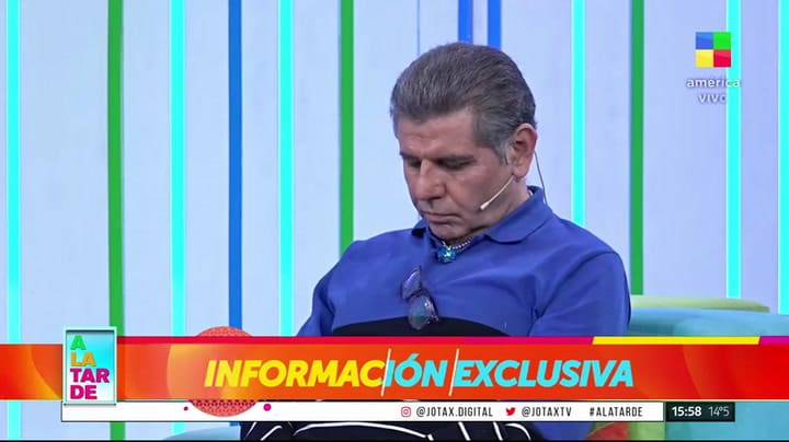 El viudo de Bergara Leumann protagonizó un momento extraño en A la tarde (América)