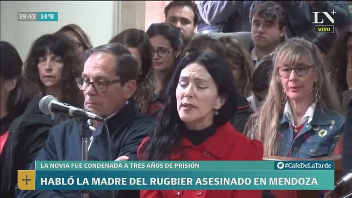 La madre de Genaro le dirigió unas palabras a Julieta Silva