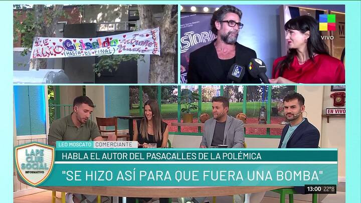 Filtraron el valor del pasacalles que Luciano Castro le habría dedicado a Griselda Siciliani