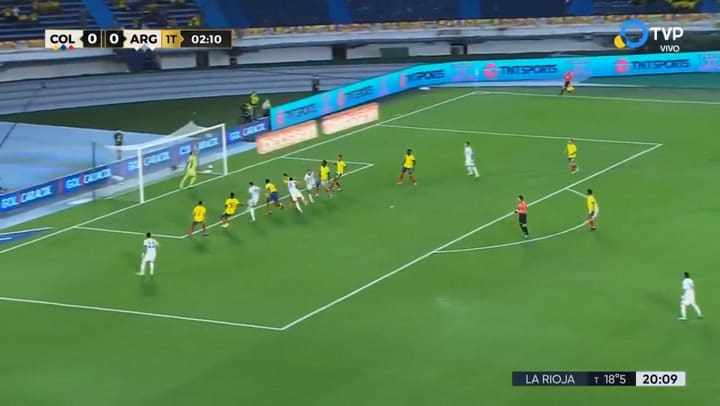Colombia 0 - 1 Argentina (Gol de Romero)